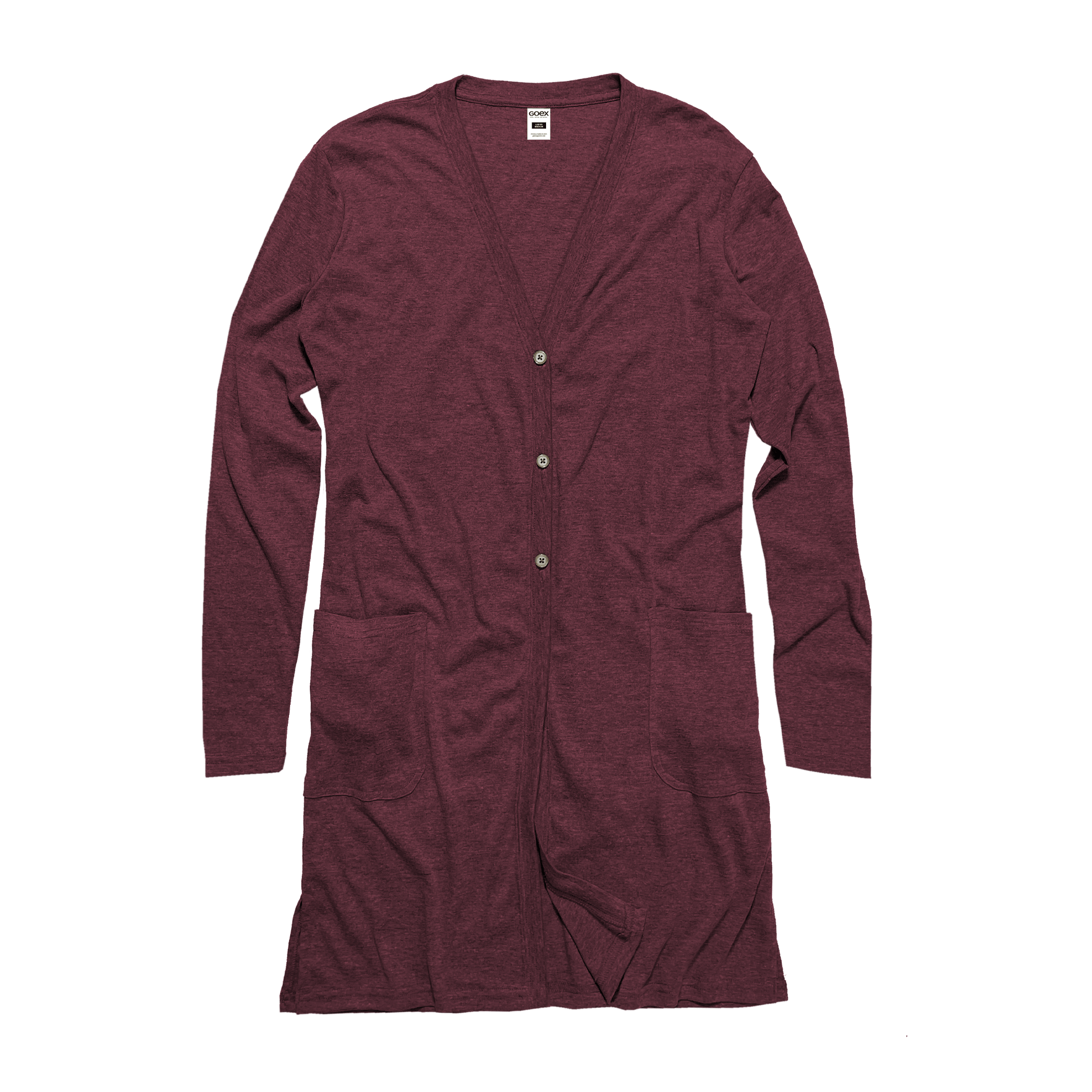 Ladies Eco - Triblend Rib Cardigan - Eco4life Clothing and Accessories