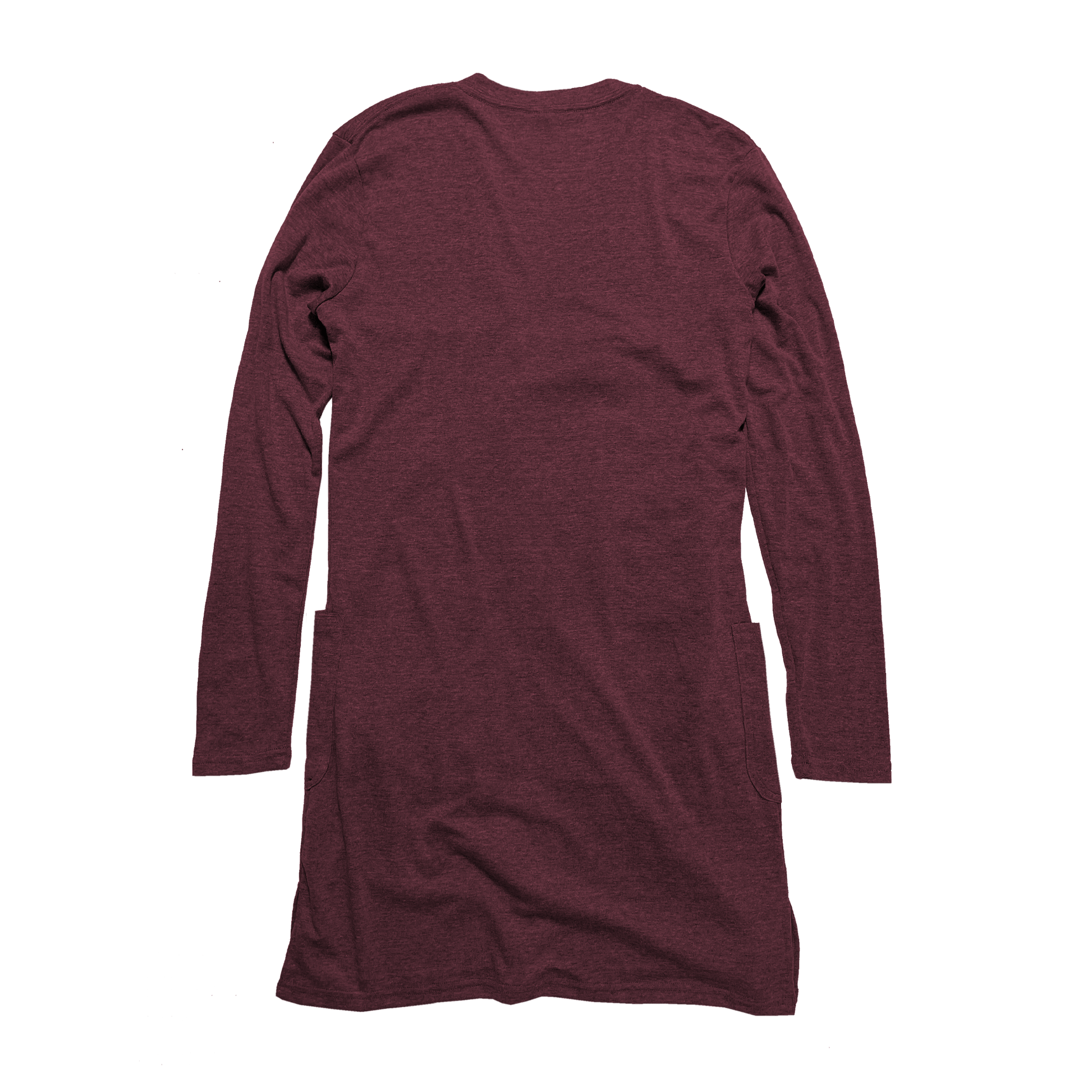 Ladies Eco - Triblend Rib Cardigan - Eco4life Clothing and Accessories