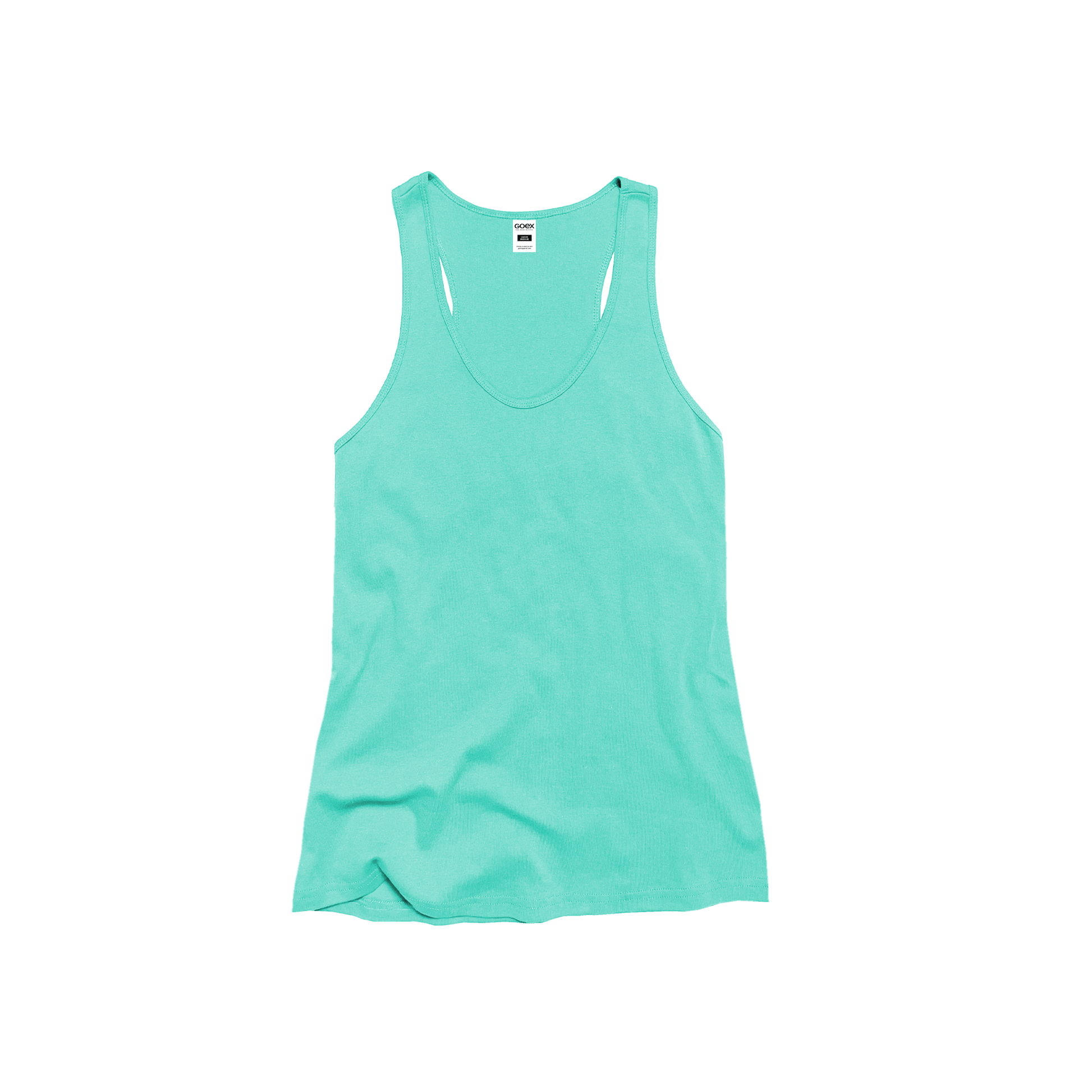 Ladies Premium Cotton Rib Racerback Tank - Eco4life Clothing and Accessories