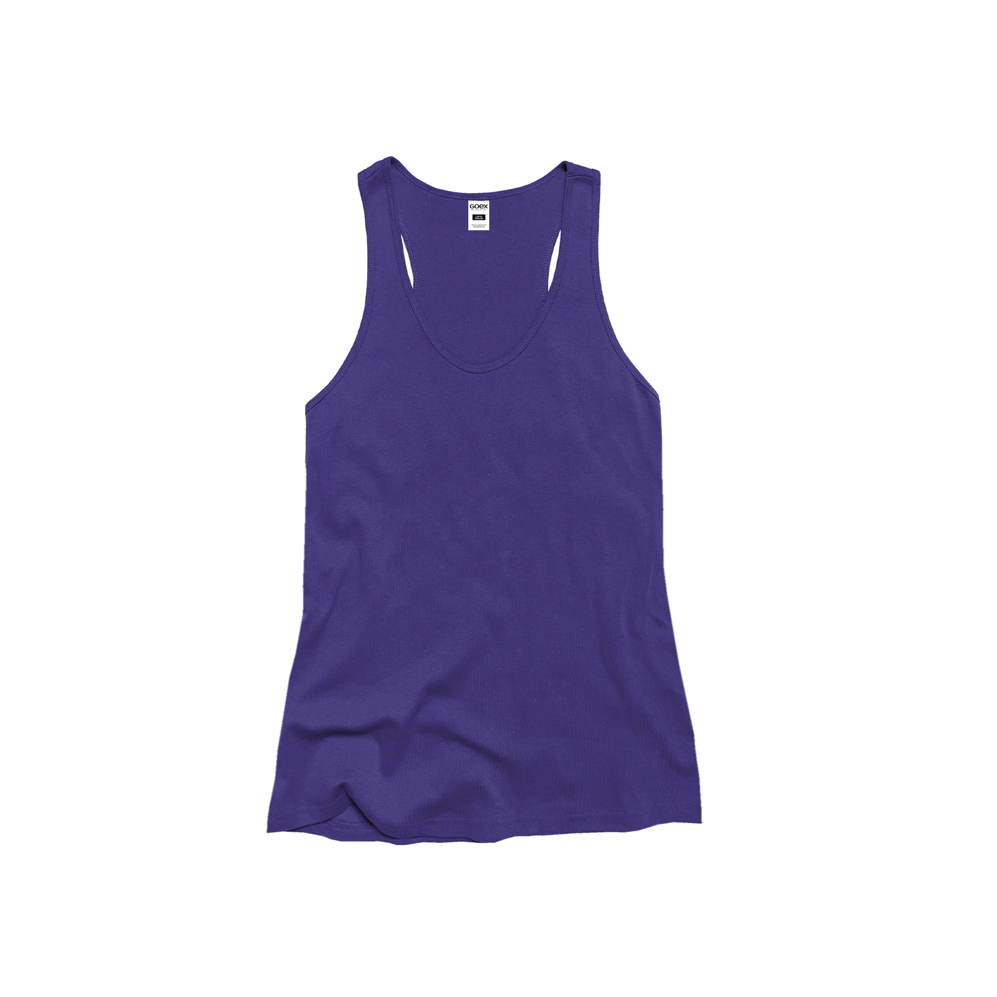 Ladies Premium Cotton Rib Racerback Tank - Eco4life Clothing and Accessories