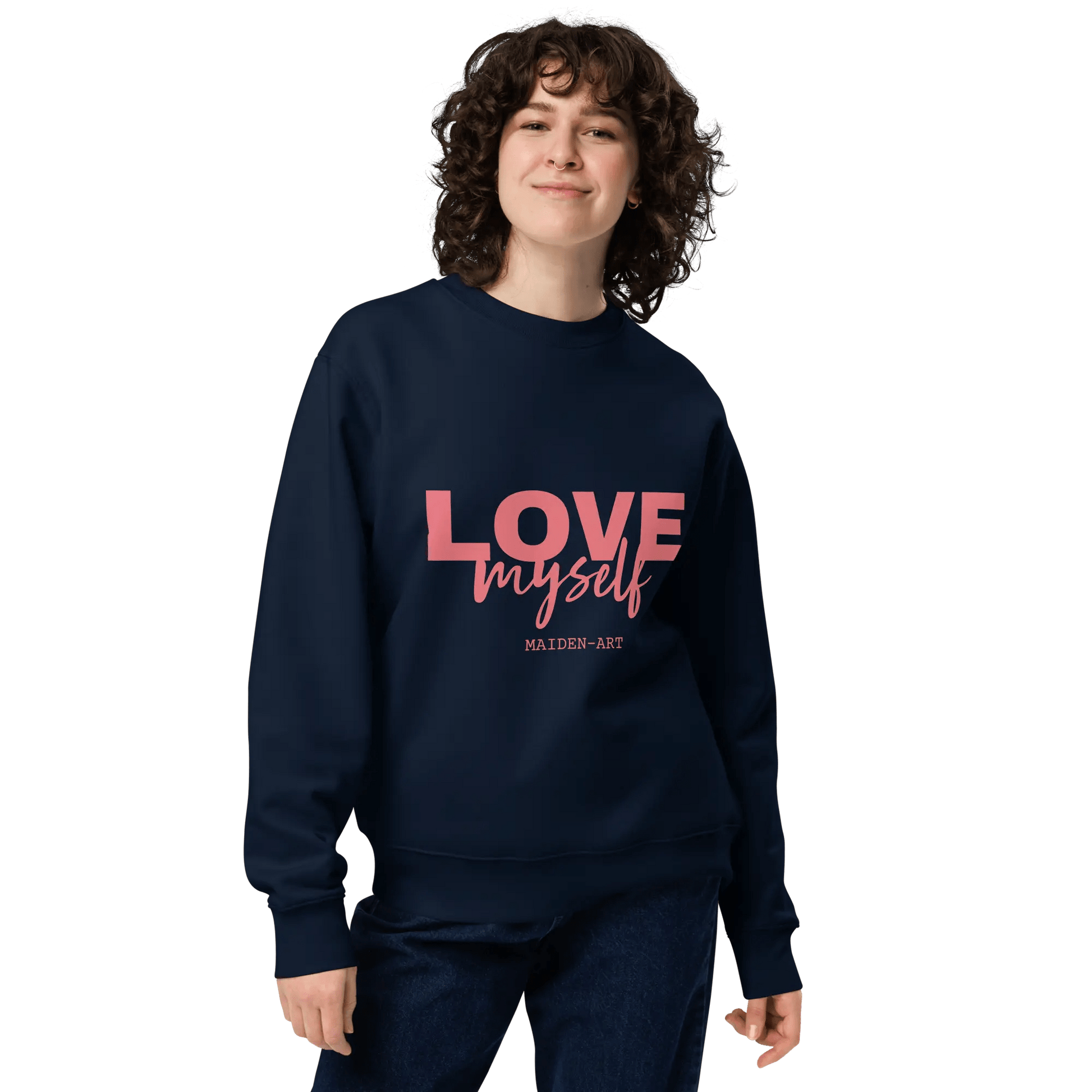 LOVE Myself Unisex eco sweatshirt - Eco4life Clothing and Accessories