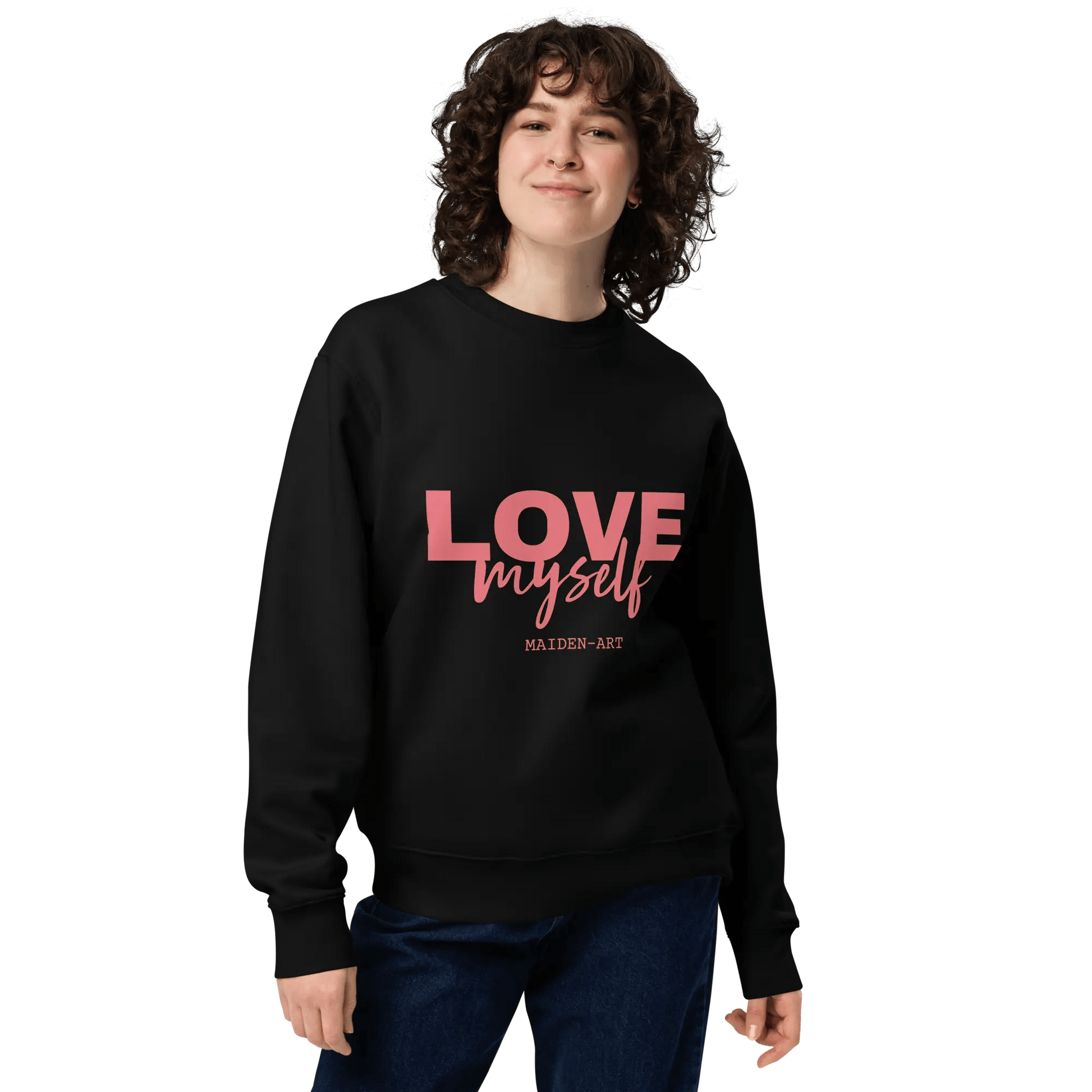LOVE Myself Unisex eco sweatshirt - Eco4life Clothing and Accessories