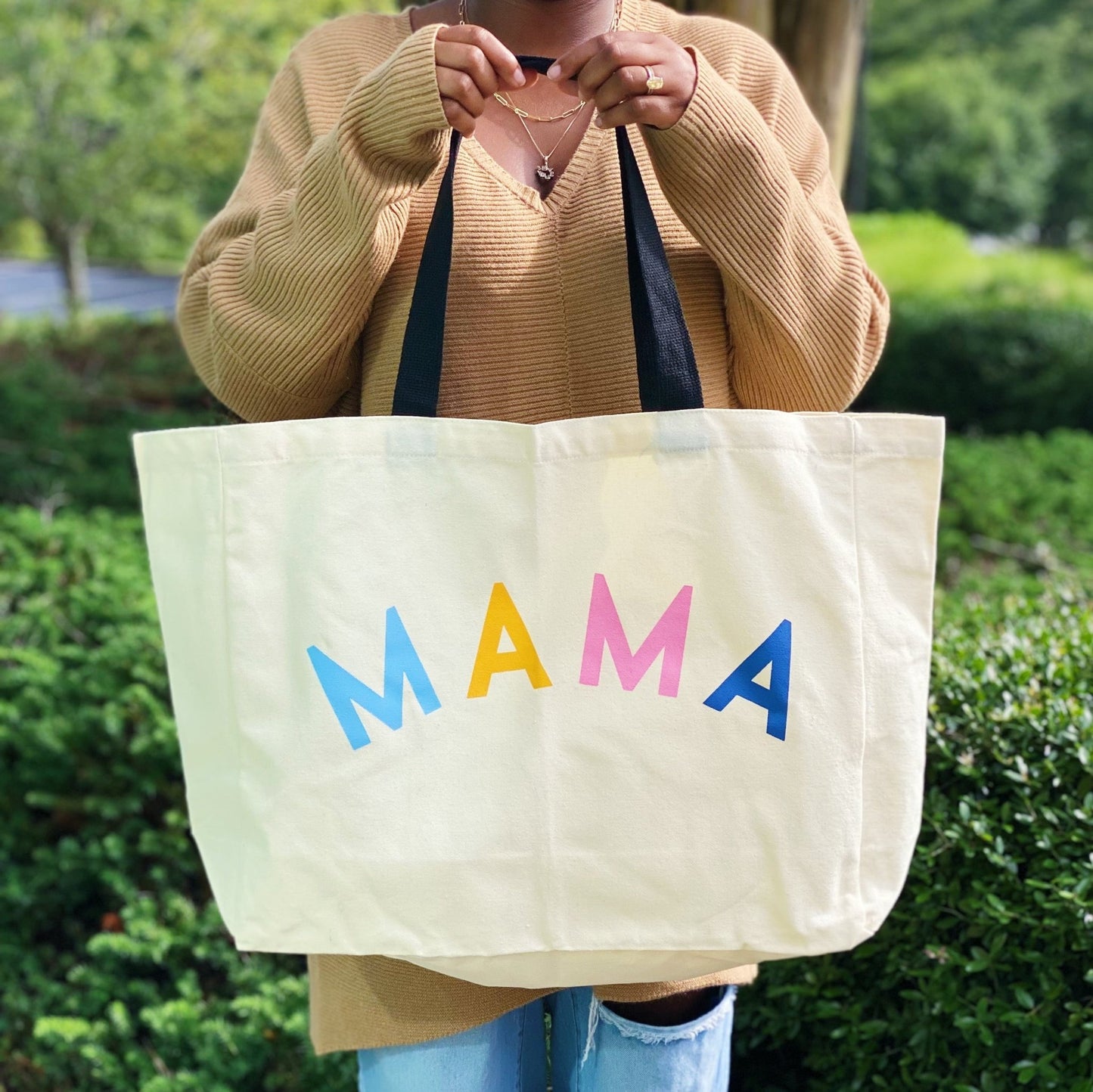 Mama Canvas Tote - Eco4life Clothing and Accessories
