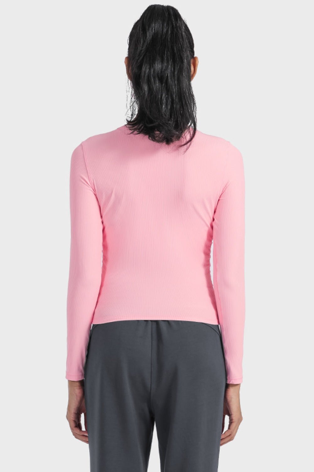 Millennia Round Neck Long Sleeve Sports Top - Eco4life Clothing and Accessories