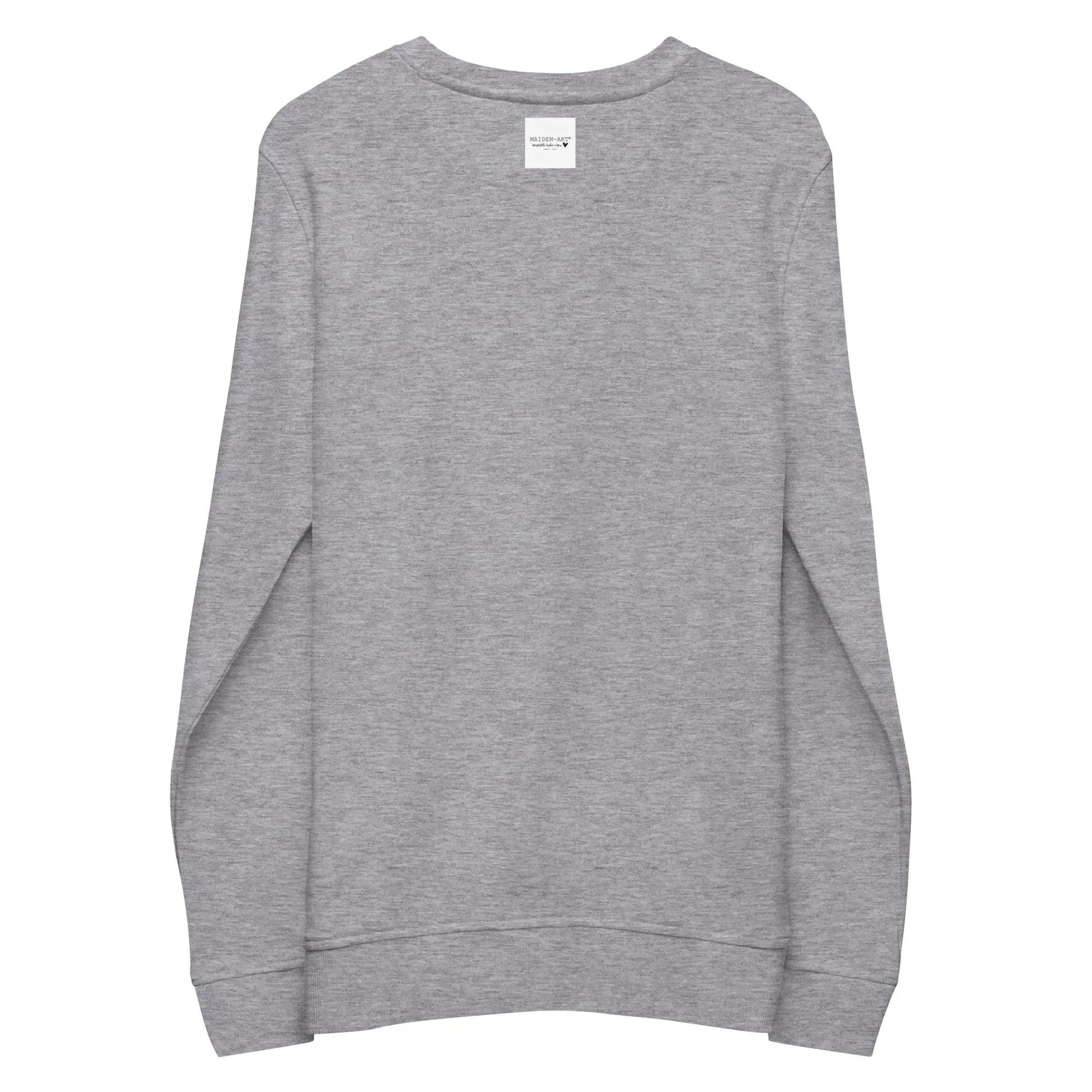 Organic Cotton Sweatshirt - Self Love Sweatshirt – Eco - Friendly Organic Cotton - EMBROIDERY - Eco4life Clothing and Accessories