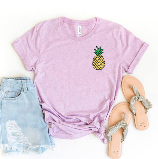 Pineapple Pocket T-shirt - Eco4life Clothing and Accessories