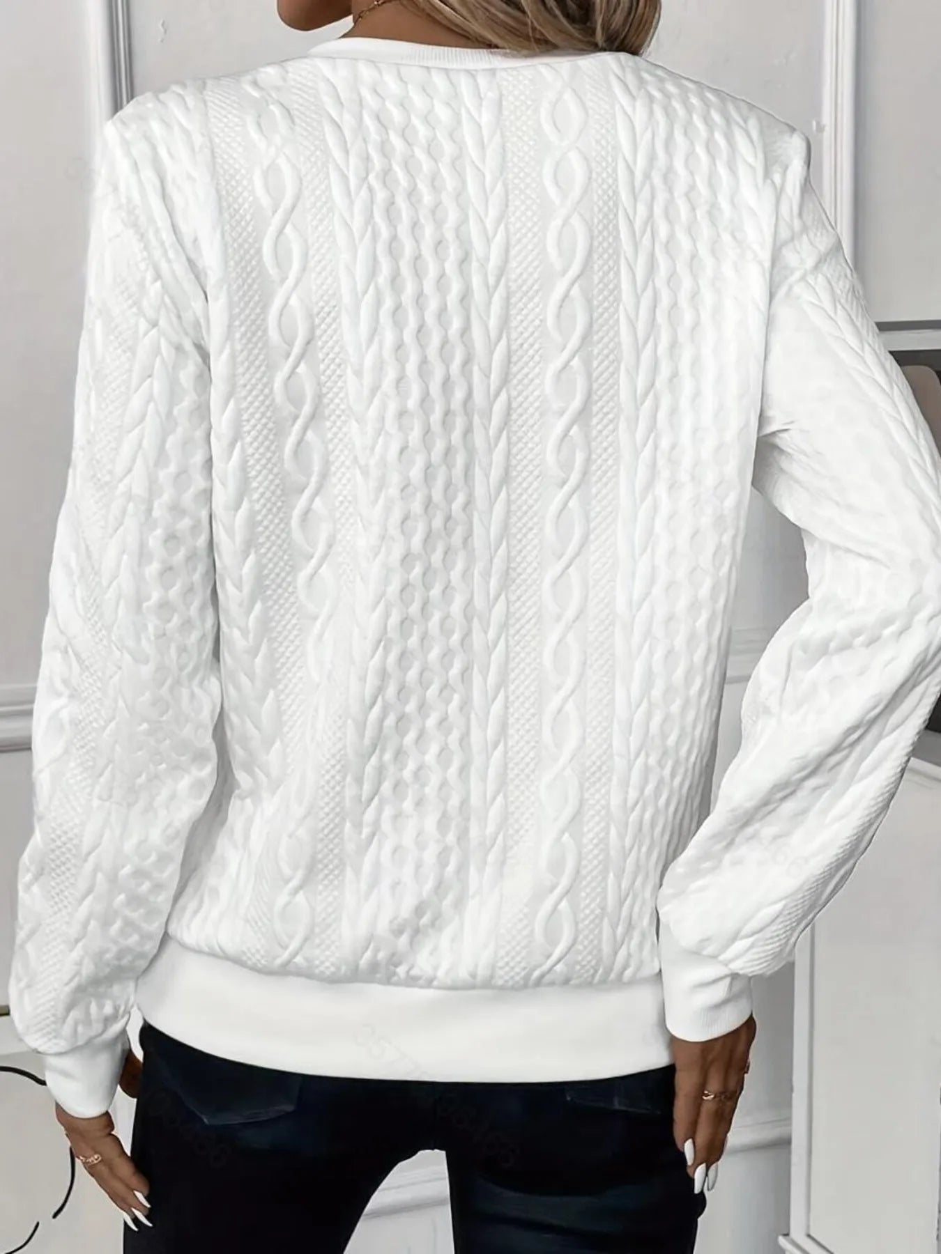 Quarter - Zip Long Sleeve Sweatshirt - Eco4life Clothing and Accessories