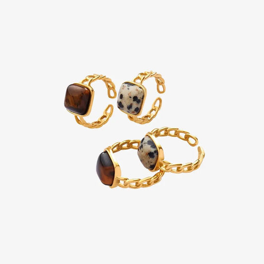 Raw Gemstone Ring - Eco4life Clothing and Accessories