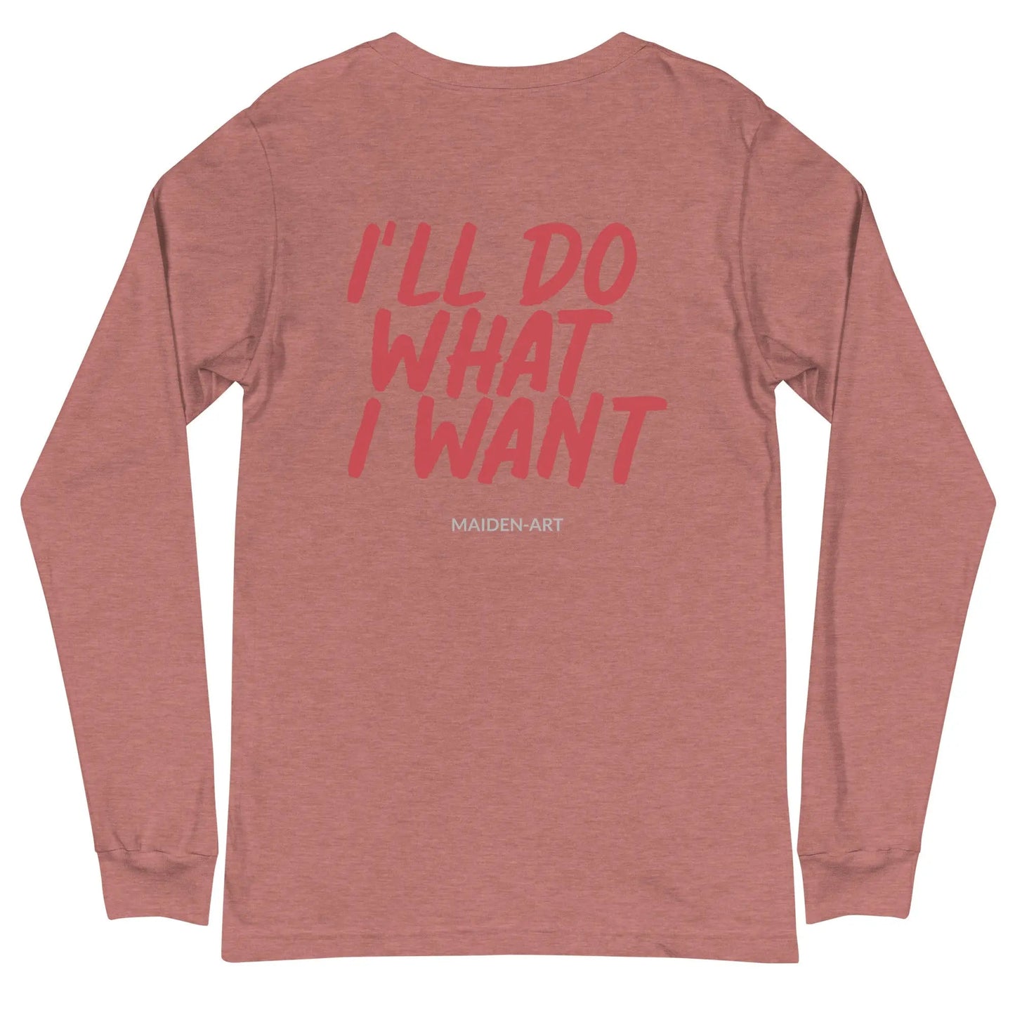 Rebel Girl Unisex Long Sleeve Tee with EMBROIDERY - Eco4life Clothing and Accessories