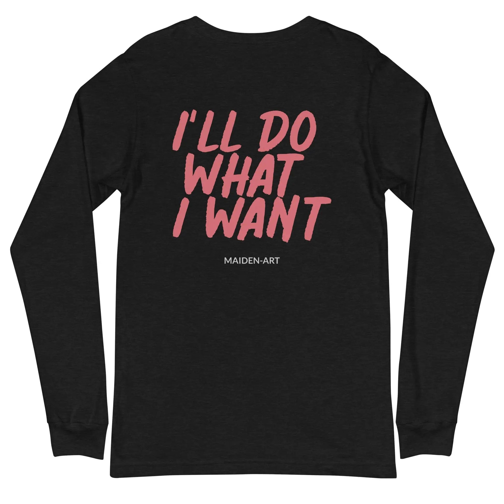 Rebel Girl Unisex Long Sleeve Tee with EMBROIDERY - Eco4life Clothing and Accessories