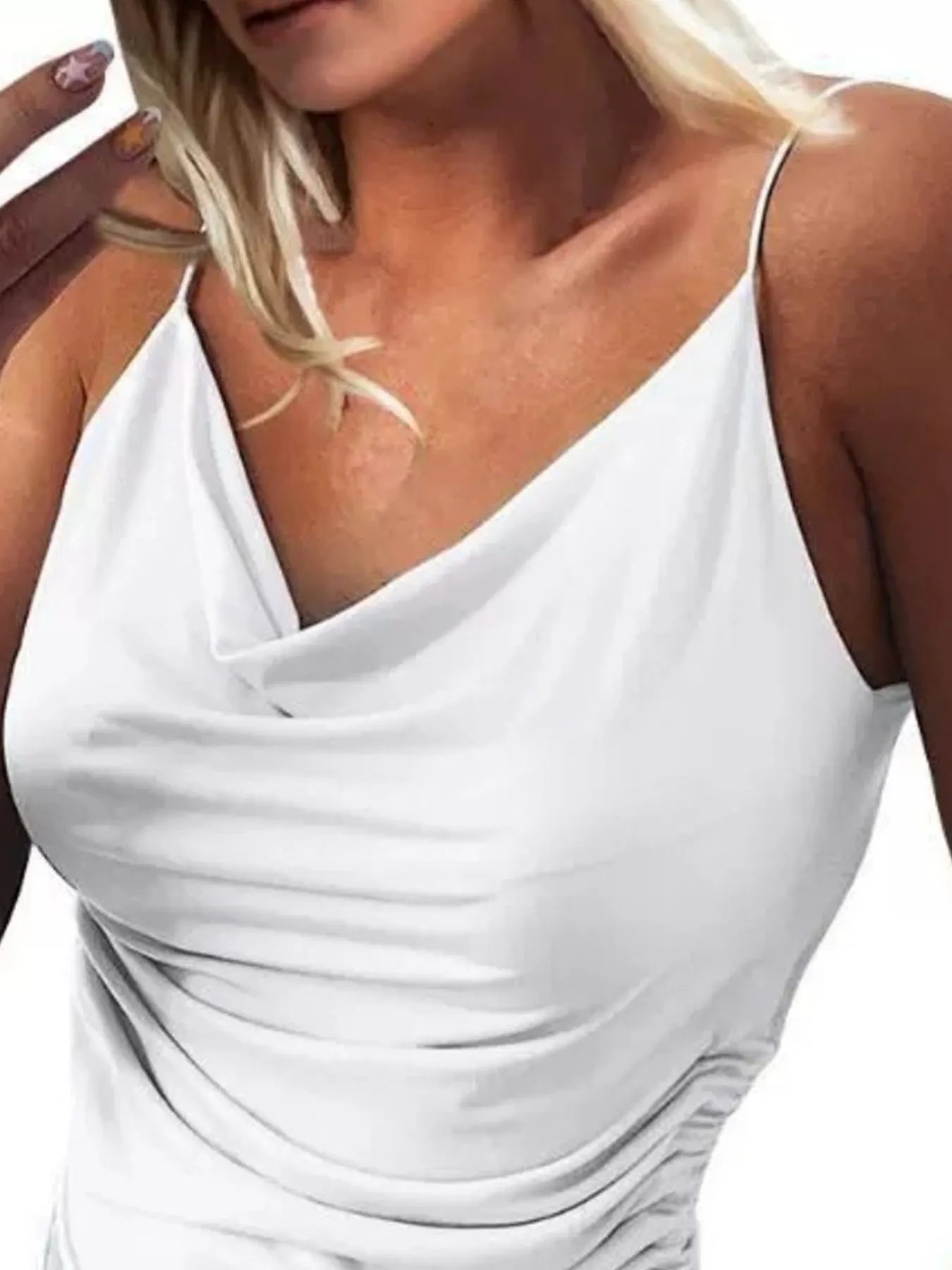 Side Drawstring Ruched Cami - Eco4life Clothing and Accessories