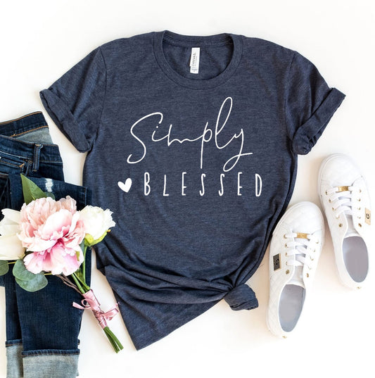 Simply Blessed T-shirt - Eco4life Clothing and Accessories