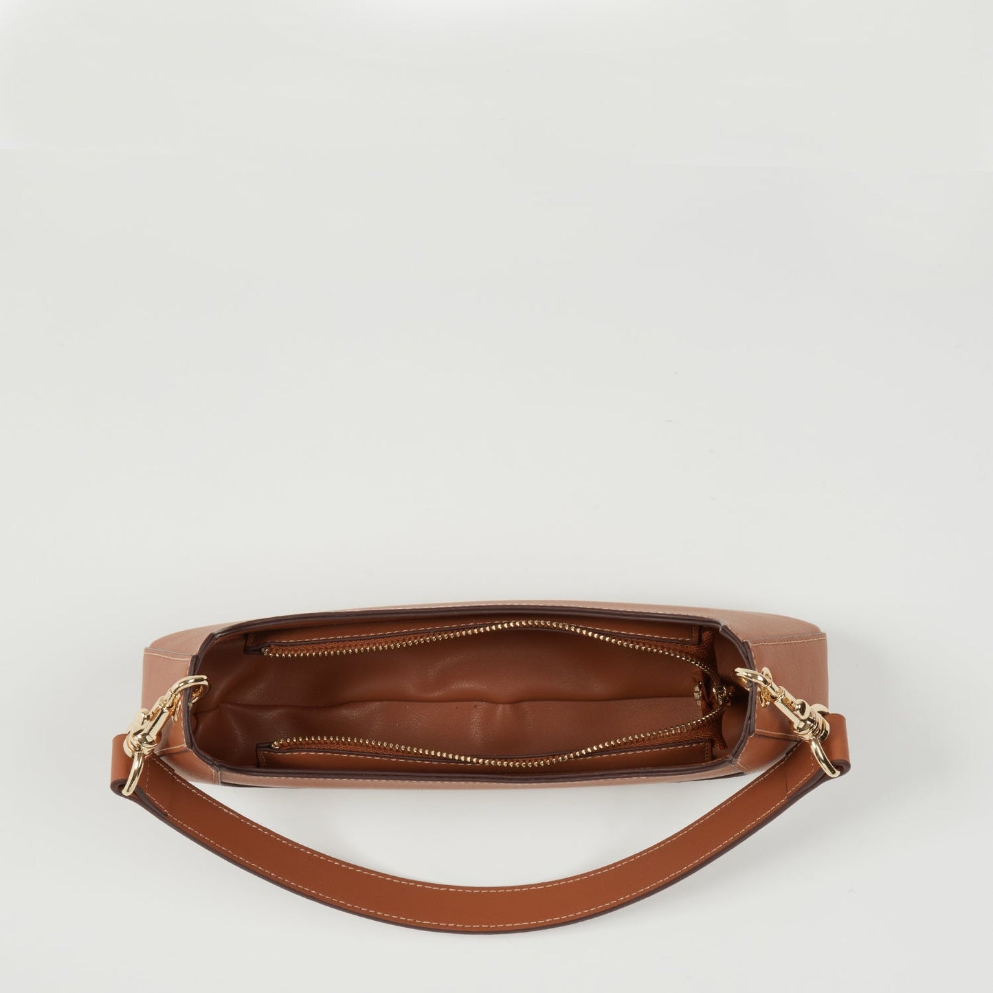 SUSU Leather Baguette Bag Brown Purse 90s Small Shoulder Bag Y2K Underarm Bag Trendy Handbag - Eco4life Clothing and Accessories
