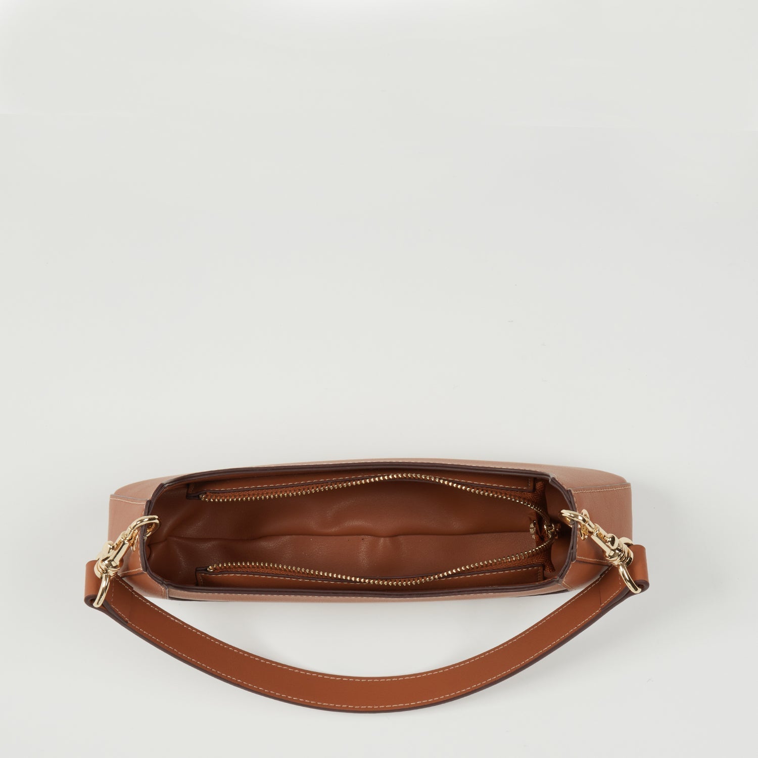 SUSU Leather Baguette Bag Brown Purse 90s Small Shoulder Bag Y2K Underarm Bag Trendy Handbag - Eco4life Clothing and Accessories