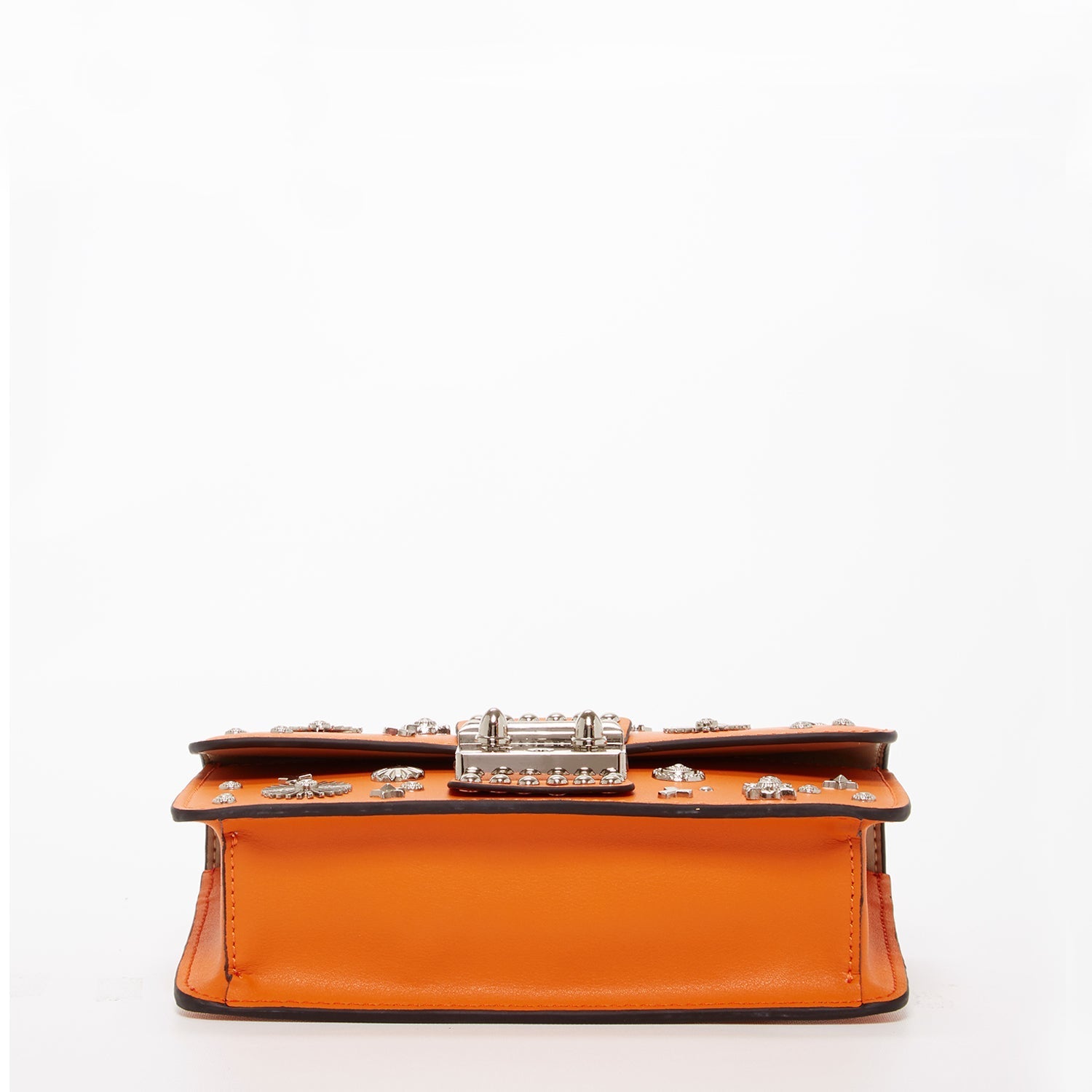 SUSU Studded Small Leather Crossbody Bag Orange Purse Cute Handbag Women's Handbag - Eco4life Clothing and Accessories