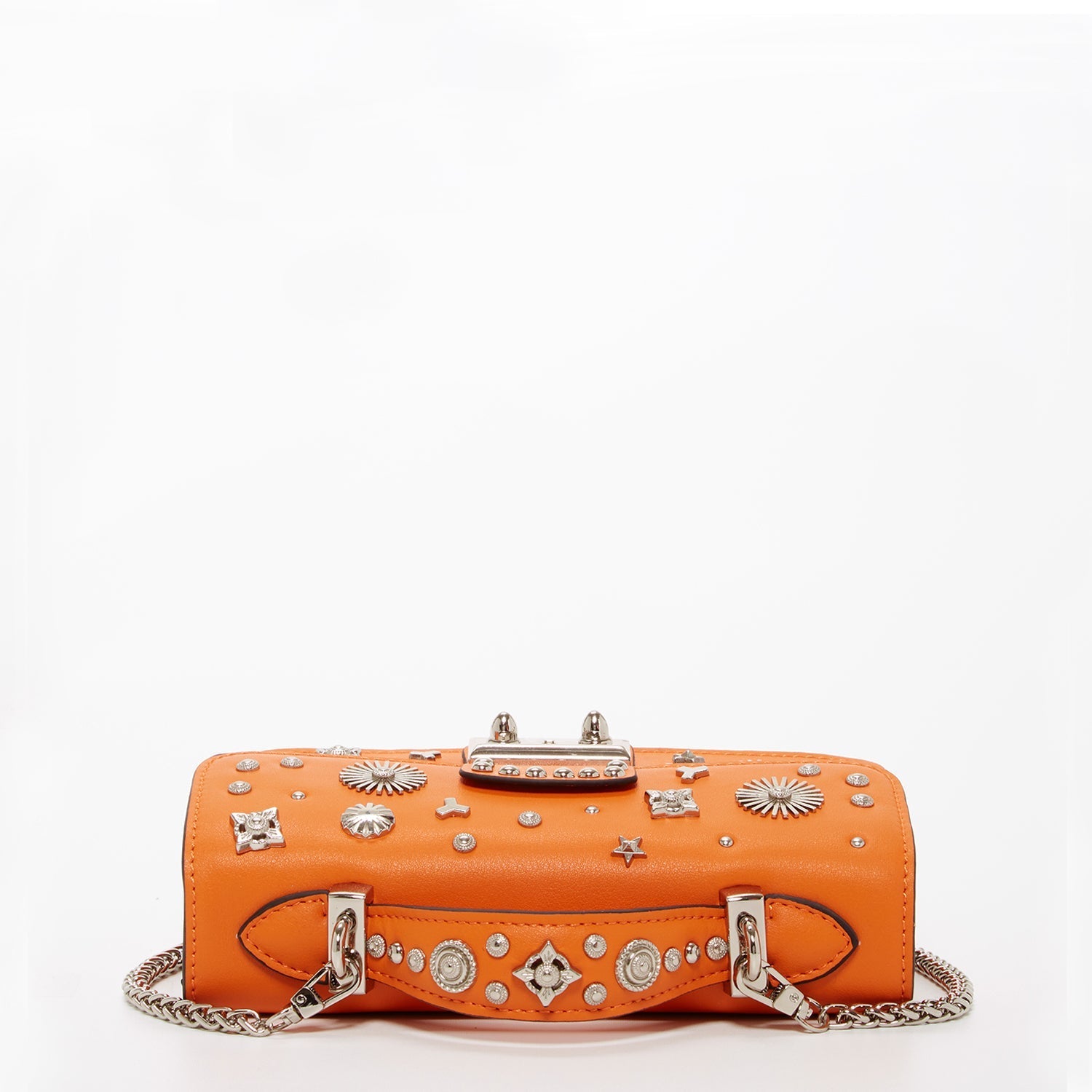 SUSU Studded Small Leather Crossbody Bag Orange Purse Cute Handbag Women's Handbag - Eco4life Clothing and Accessories