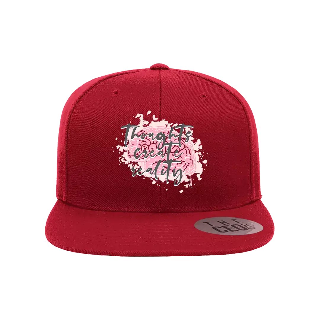 Thoughts Create Reality Embroidered Hat - Eco4life Clothing and Accessories