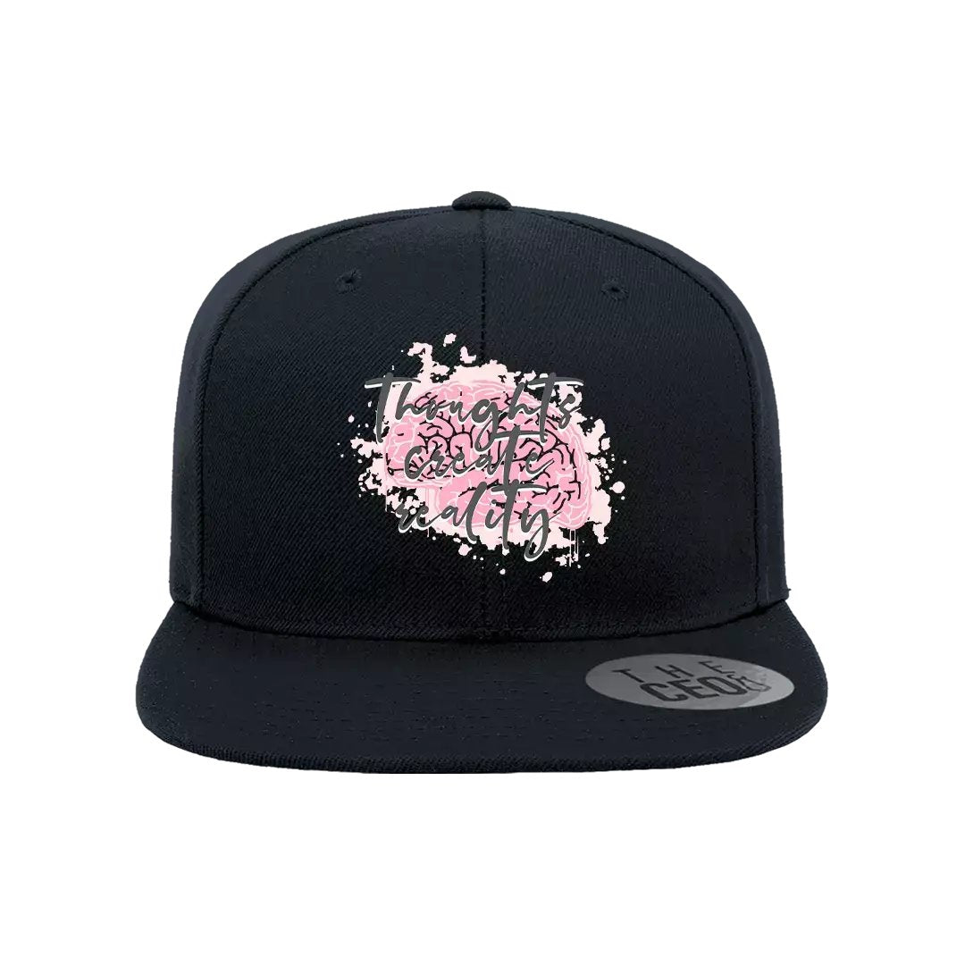 Thoughts Create Reality Embroidered Hat - Eco4life Clothing and Accessories