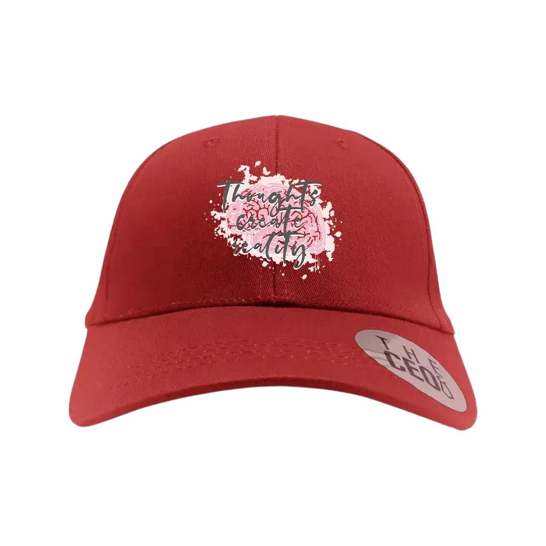Thoughts Create Reality Embroidered Hat - Eco4life Clothing and Accessories