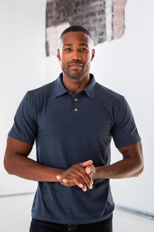 Unisex Eco - Triblend Polo - Eco4life Clothing and Accessories