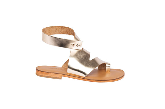 Vera Sandal - Gold - Eco4life Clothing and Accessories