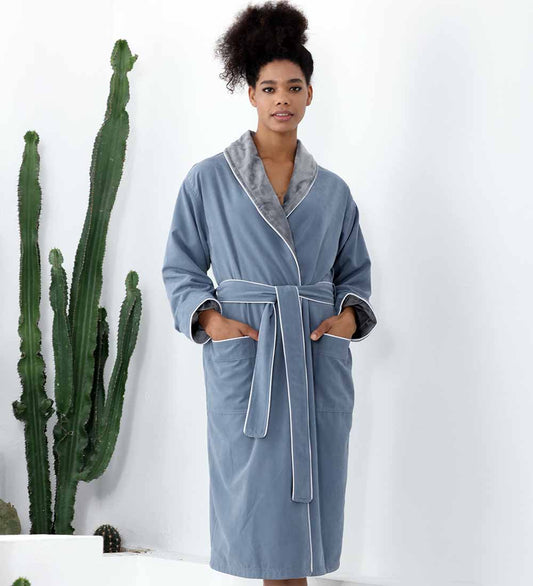 Women's Plush Microfiber Spa Robe - Eco4life Clothing and Accessories